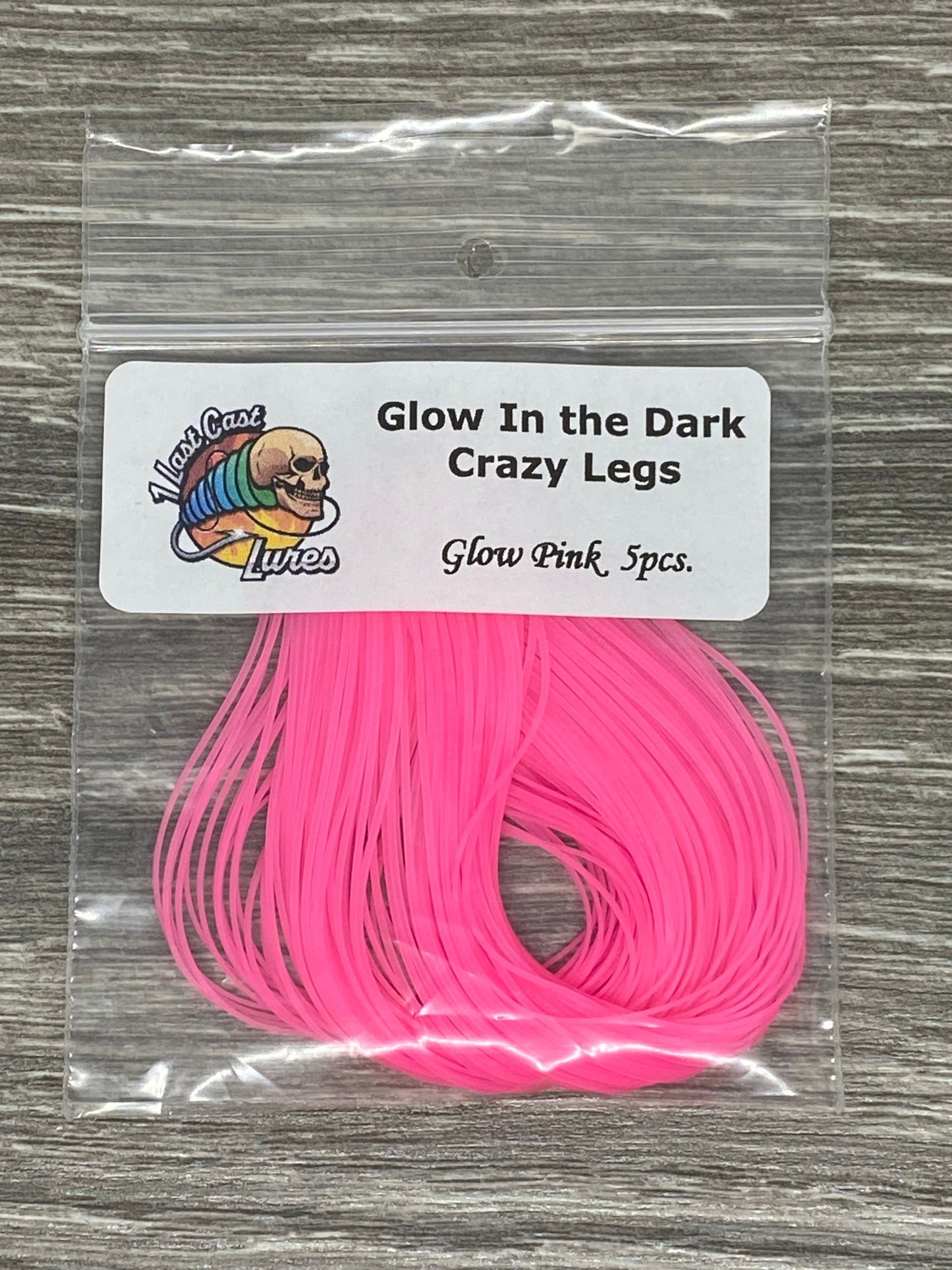 Glow Pink Silicone Crazy Legs
