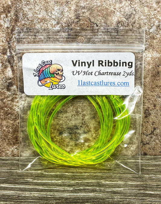 UV Hot Chartreuse Vinyl Ribbing
