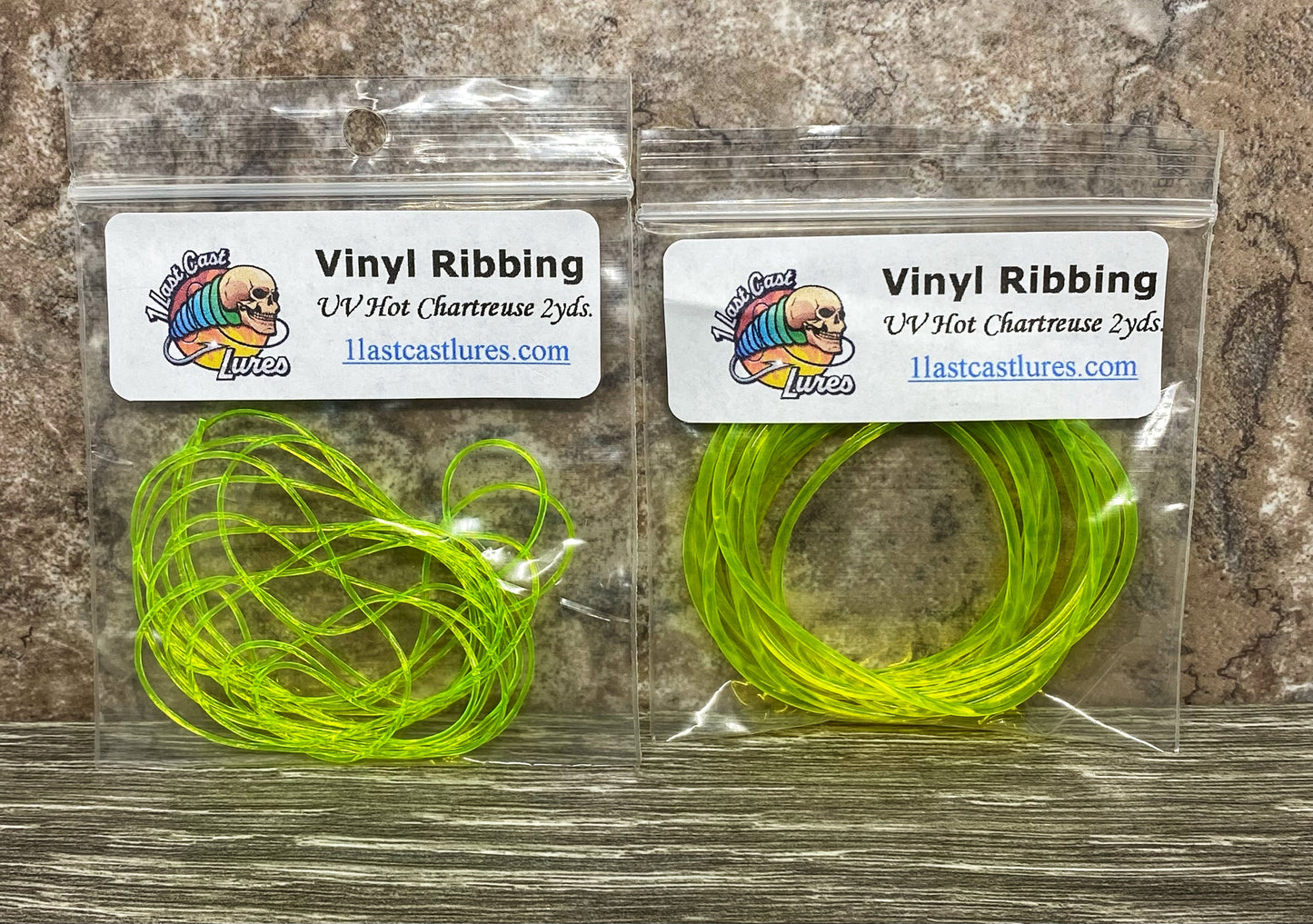 UV Hot Chartreuse Vinyl Ribbing