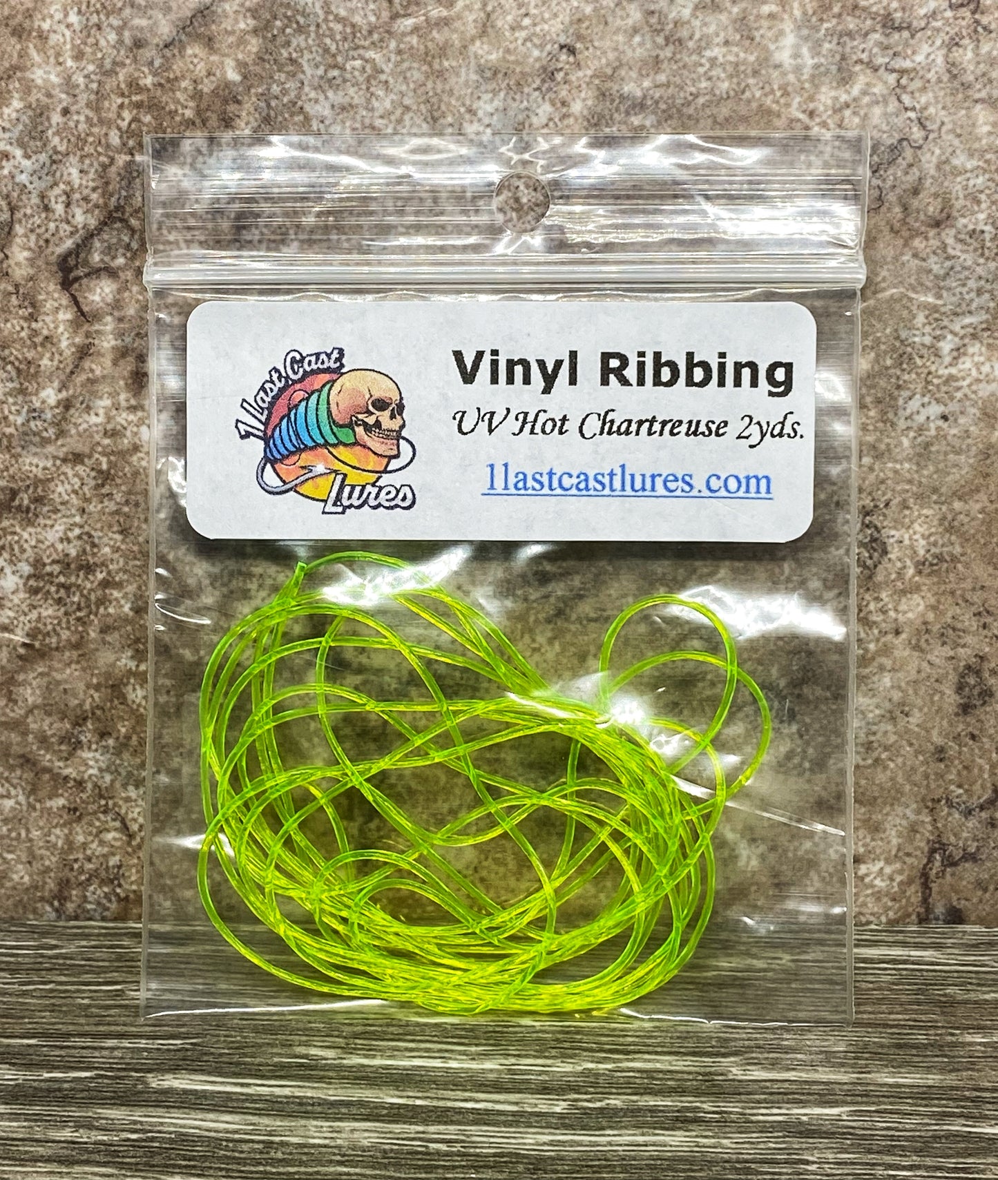 UV Hot Chartreuse Vinyl Ribbing