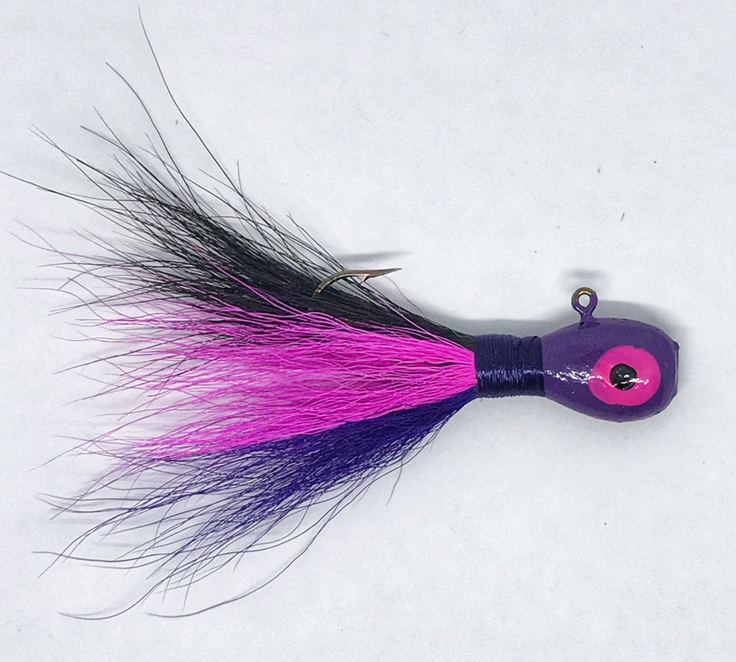 3/8oz Pinkurple Bucktail Jigs