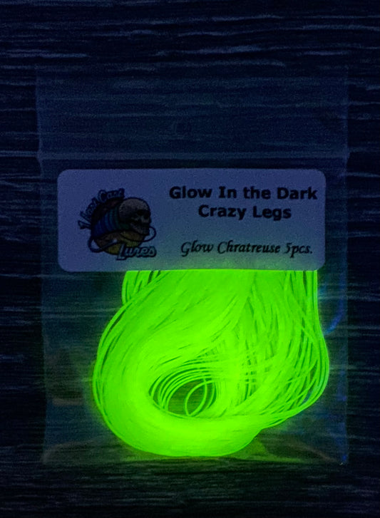 Glow Charteruse Silicone Crazy Legs