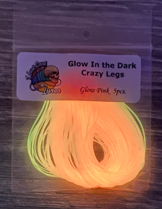 Glow Pink Silicone Crazy Legs