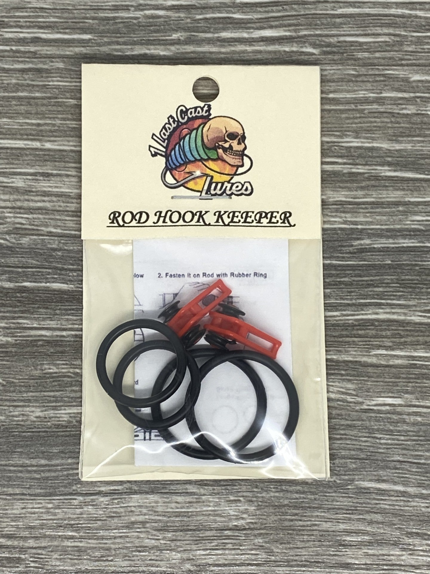 Rod Hook Keeper in Red