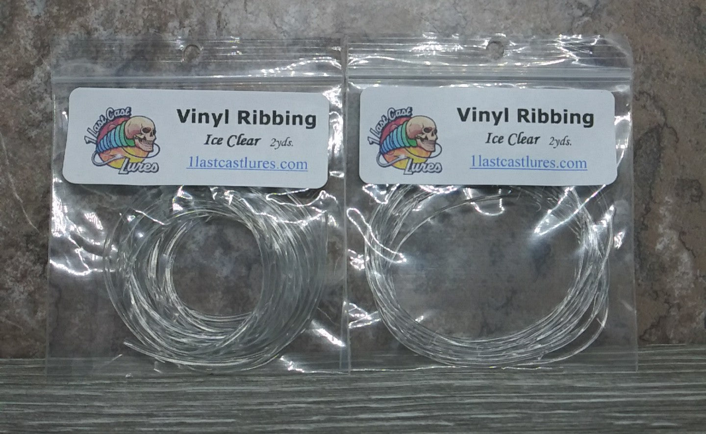 Ice Clear Vinyl Ribbing