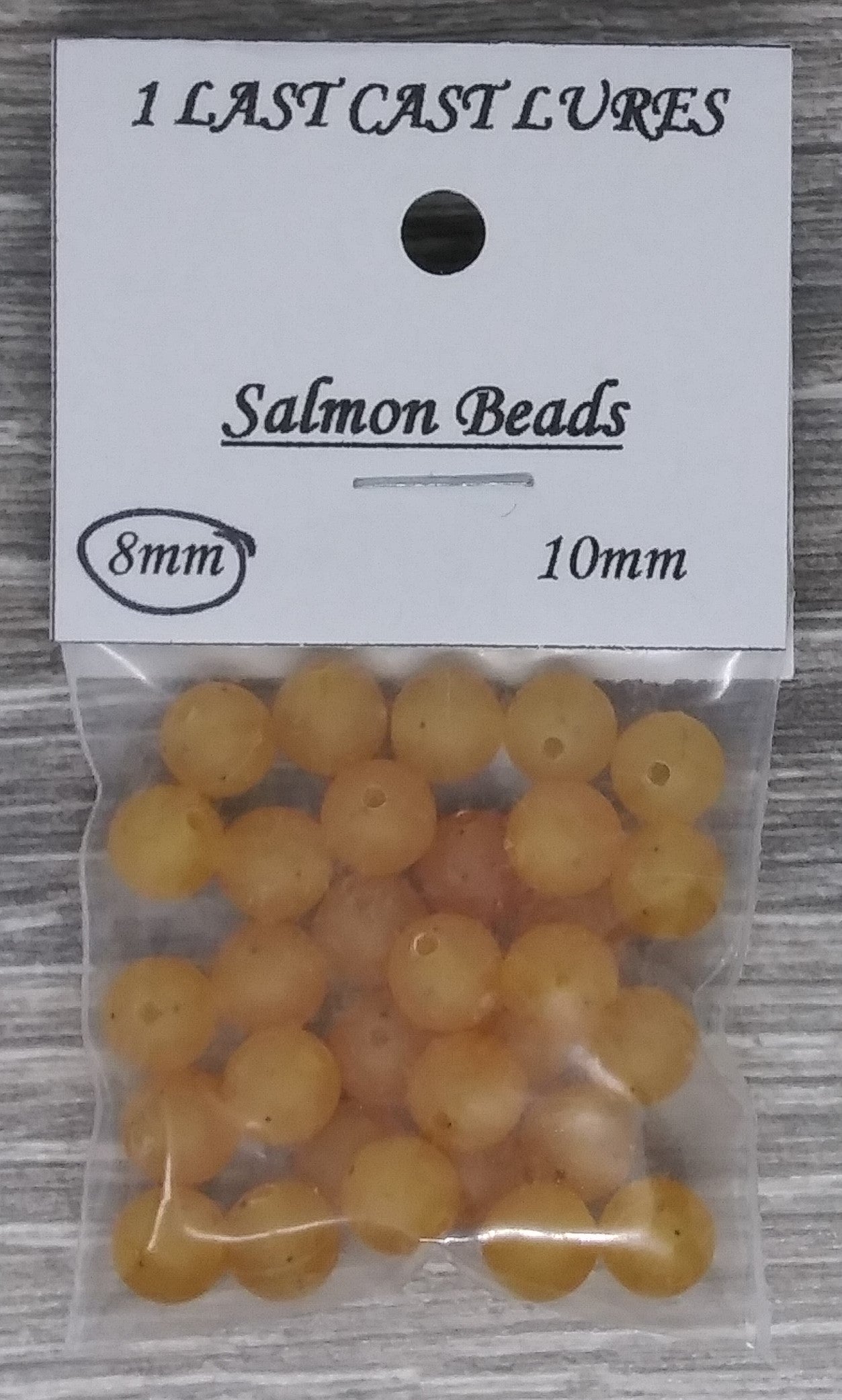 Salmon Beads Frosted